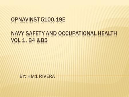 BY: HM1 RIVERA. The CO will ensure a HCP is maintained in their command.  The goal of the hearing conservation program (HCP) is to prevent occupational.