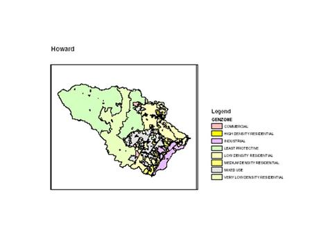 All parcels in Howard County Vacant parcels and infill parcels (improvement value of $5,000)