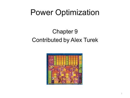 Chapter 9 Contributed by Alex Turek