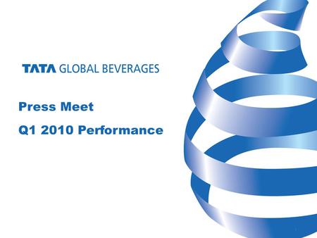 1 Press Meet Q1 2010 Performance. 2 Performance Good financial performance under a competitive environment; Group operating income up 7%(underlying increase.