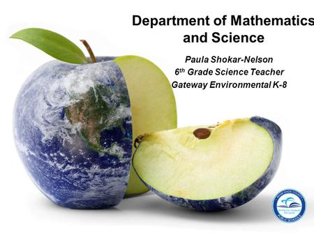 Department of Mathematics and Science