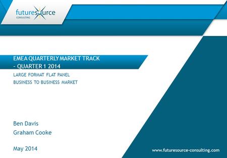 EMEA QUARTERLY MARKET TRACK – QUARTER