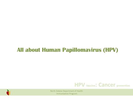 All about Human Papillomavirus (HPV)