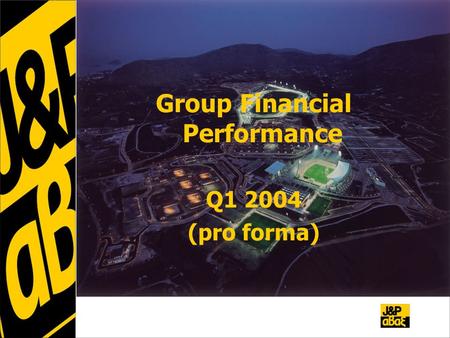 Group Financial Performance Q1 2004 (pro forma). 2 First Quarter 2004 - Financial Highlights Sustainable growth trend - Turnover +7.9% to €120.4 m - Gross.