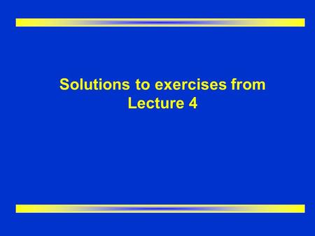 Solutions to exercises from Lecture 4. ER Modeling I handout - Q1 DIVISION (DivisionID,…ManagerID) DEPARTMENT (DeptID,…DivisionID) EMPLOYEE (EmpID, …DeptID)