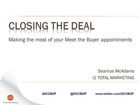 Making the most of your Meet the Buyer appointments