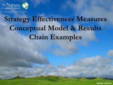 Results Chains - Basics