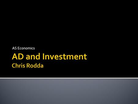 AS Economics. Investment is the addition to the capital stock of the economy made by firms. Investment can be into physical capital, such as spending.