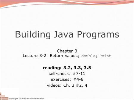 Building Java Programs