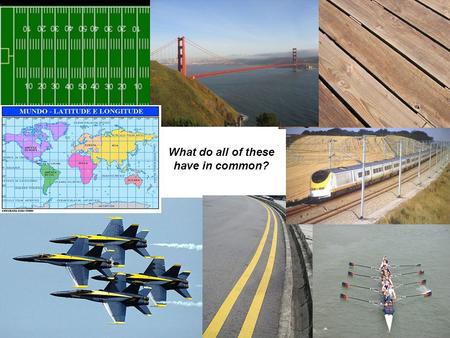 What do all of these have in common?. Proving Two Lines are Parallel n k m 3 2 1 Given: m || n, n || k Prove: m || k StatementsReasons 1.m || nGiven 2.