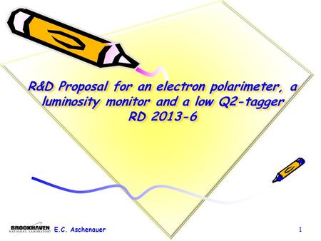 E.C. Aschenauer1. Requirements from Physics on IR E.C. Aschenauer 2 Summarized at: https://wiki.bnl.gov/eic/index.php/IR_Design_Requirements Hadron Beam: