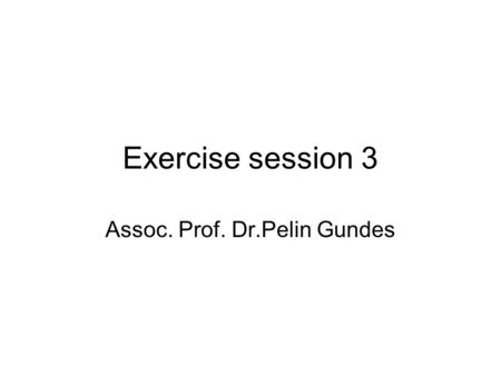 Assoc. Prof. Dr.Pelin Gundes