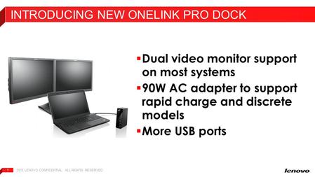 Introducing NEW OneLINK PRO DOCK