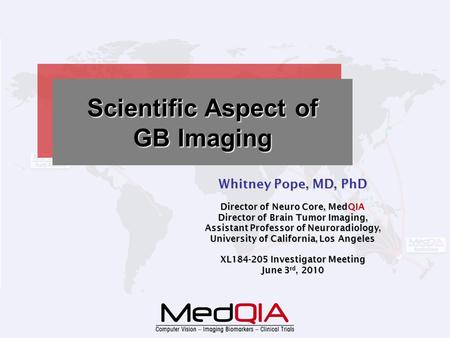 Scientific Aspect of GB Imaging