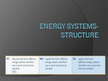 Background info… muscular contractions other functions digestion circulationrepairing tissues  The body needs a steady supply of energy to produce the.