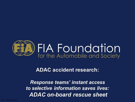 ADAC accident research: