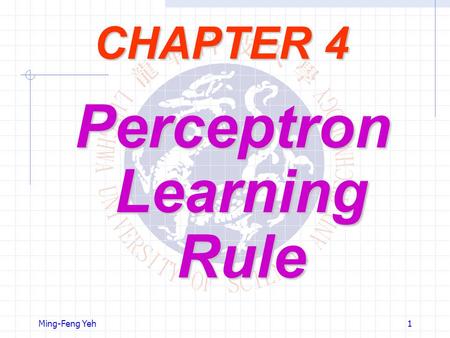 Perceptron Learning Rule