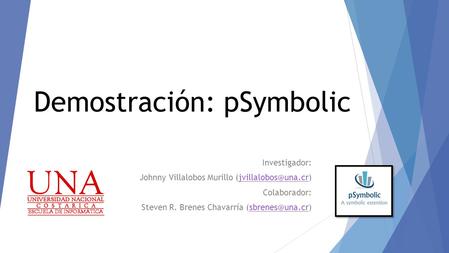 Demostración: pSymbolic