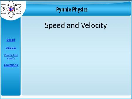 Velocity-time graph’s