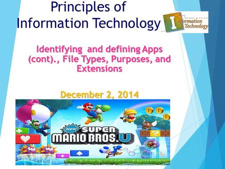 Principles of Information Technology