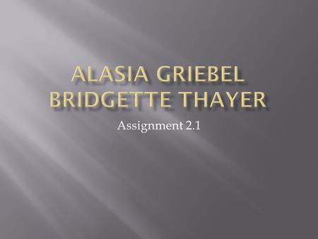 Assignment 2.1.  The program “Twitter” allows one to update what he/she is doing at the time without being subjected to responses from others. It allows.