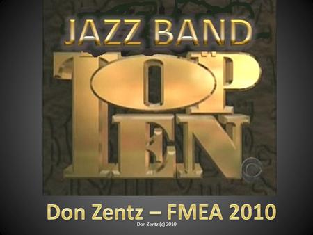 Don Zentz (c) 2010. Part 2 #6-#10 #6 The EQ Factor Don Zentz (c) 2010.