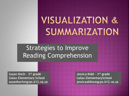 Visualization & Summarization