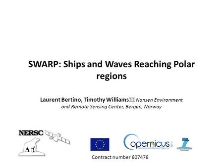 SWARP: Ships and Waves Reaching Polar regions