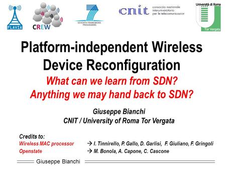 Platform-independent Wireless Device Reconfiguration