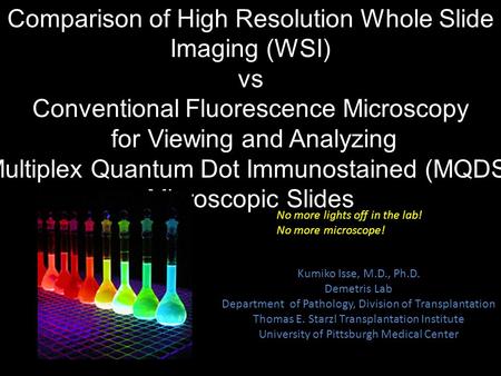 Comparison of High Resolution Whole Slide Imaging (WSI) vs