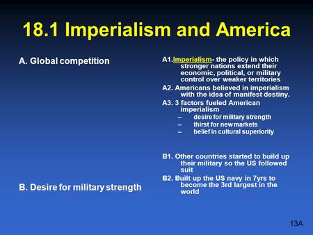 18.1 Imperialism and America