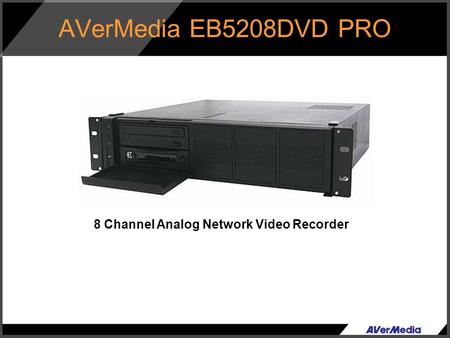 8 Channel Analog Network Video Recorder