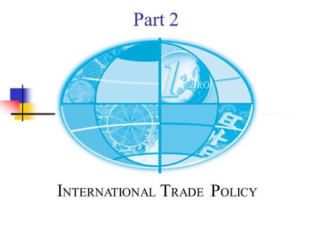 Part 2 I NTERNATIONAL T RADE P OLICY. Chapter 6 Histories of Trade Policies ——Free trade VS Protectionism.