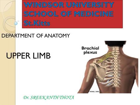 WINDSOR UNIVERSITY SCHOOL OF MEDICINE St.Kitts