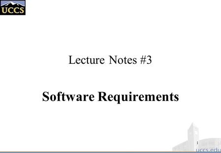 Software Requirements