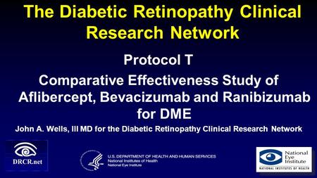 The Diabetic Retinopathy Clinical Research Network