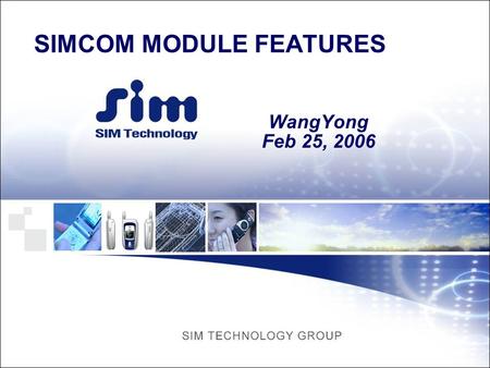 SIMCOM MODULE FEATURES