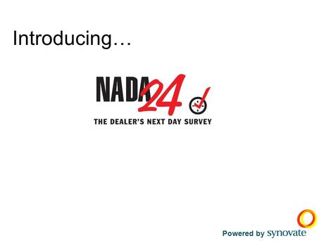 Introducing… Powered by 1 An immediate, systematic, customer follow-up and complaint resolution program designed for dealers by dealers Powered by.