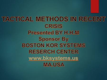 Table of Contents I. The Crisis II. Policy Responses III. Outlook 2.