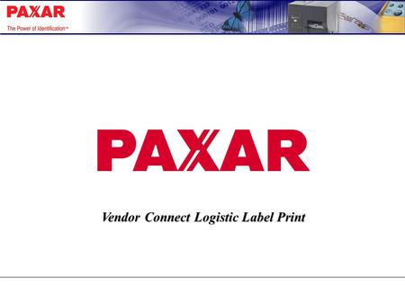 Vendor Connect Logistic Label Print. Data Within Data, you have 5 menus. DCStore DCStore is where you add Woolworths store address details. Partner Partner.