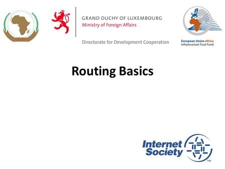 Routing Basics.