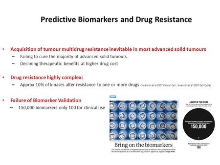 Acquisition of tumour multidrug resistance inevitable in most advanced solid tumours – Failing to cure the majority of advanced solid tumours – Declining.