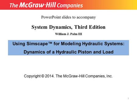 System Dynamics, Third Edition