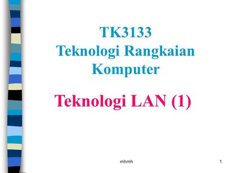 Teknologi Rangkaian Komputer