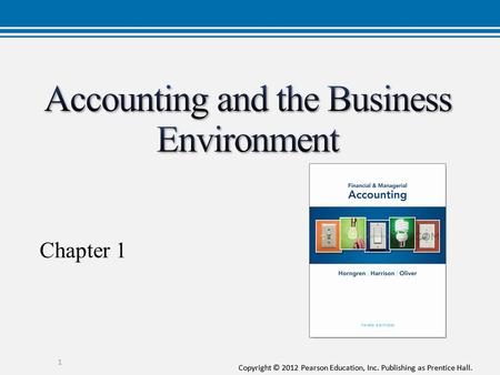 Accounting and the Business Environment