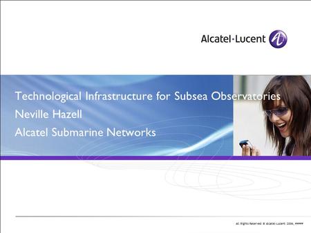 Antoine Lecroart Alcatel-Lucent