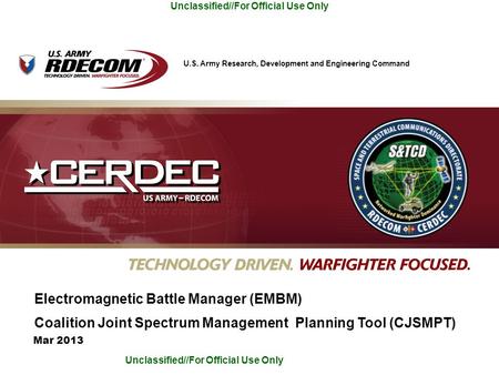 Electromagnetic Battle Manager (EMBM)