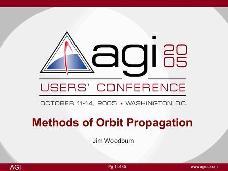 Methods of Orbit Propagation