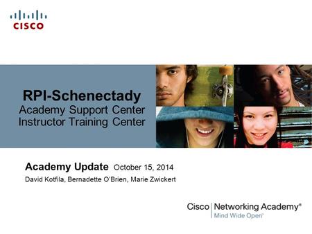 RPI-Schenectady Academy Support Center Instructor Training Center