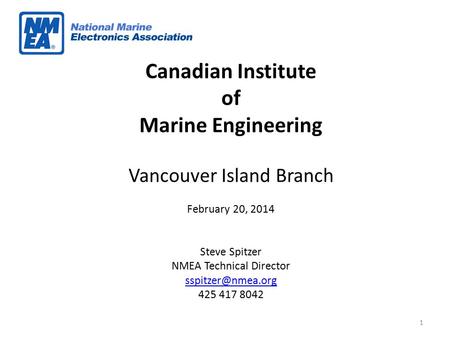 Canadian Institute of Marine Engineering